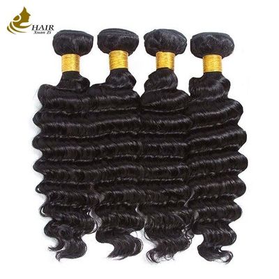 Cuticle Aligned Deep Wave Hair Bundles Loose Wave Human Hair Bundles For Natural And Lustrous Hair