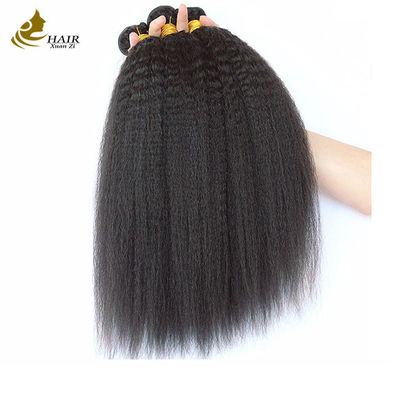 Brazilian Weaving Yaki Straight Human Hair Kinky Straight Bundles Thick Bundles