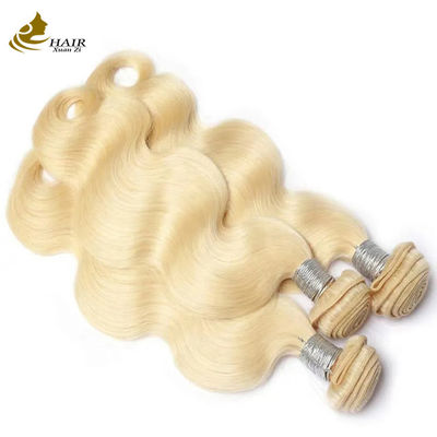 Brazilian Human Hair Body Wave Ombre Color 613 Remy Human Hair Extensions