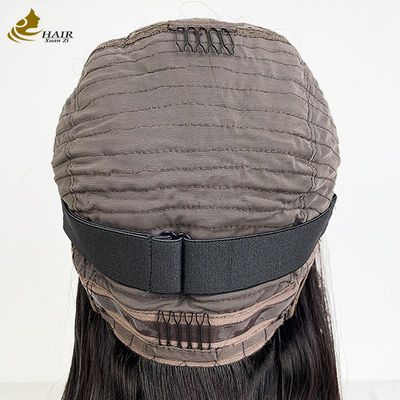 Virgin Brazilian Hair Straight Silk Top Full Lace Wigs for Women Human Hair