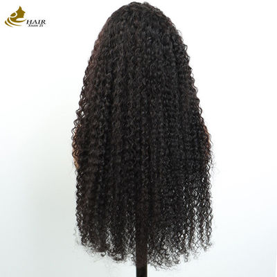 Wholesale Transparent 13X4 Lace Front Kinky Curl Brazilian Virgin Human Hair Wig