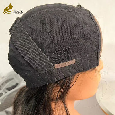 Glueless Silk Top Brazilian Straight Hair Front Lace Wigs Transparent Lace Front Wigs