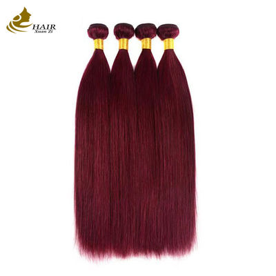 Extensions 99J Winered Burguney Color Human Hair Bundles