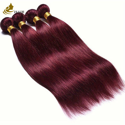 Extensions 99J Winered Burguney Color Human Hair Bundles