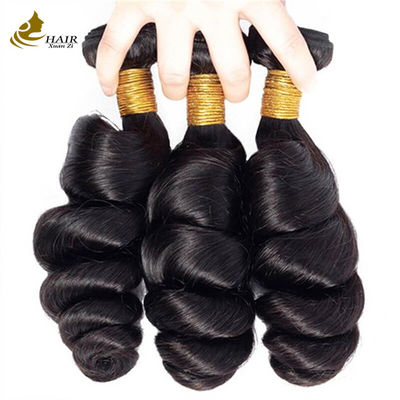 Hair Grade 10A Virgin Human Hair Weft Loose Wave Style Can Be Dyed