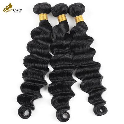 Tangle Free Gradient Deep Wave Virgin Human Hair Bundles Extensions