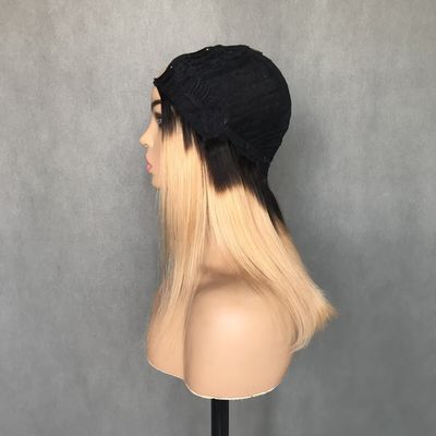 U Part Wig T1b/27 Color Beginner Friendly Straight Glueless Protective Style Human Hair Wig 150% Density