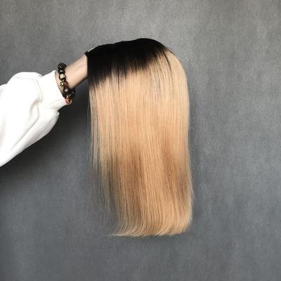 U Part Wig T1b/27 Color Beginner Friendly Straight Glueless Protective Style Human Hair Wig 150% Density