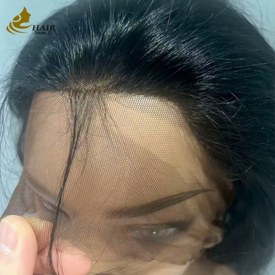 Custom Dark Brown Lace Full Lace Human Hair Wig