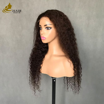 5*5 HD 4 # Color Curl Human Hair Lace Wig 250% Density Transparent Front Lace Wig