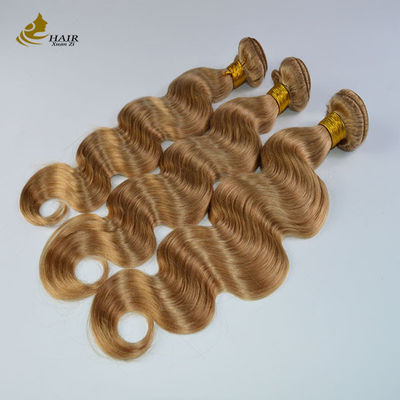 Body Wave Ombre Curly Extensions Brown Colored Weaving Hair
