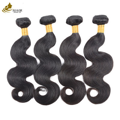 100% Virgin Brazilian Hair Black Remy Human Hair Extensions Bundles Weft
