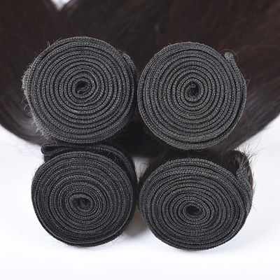 Unprocessed Raw Cuticle Aligned Hair Extensions Bone Straight Hair Bundles Human Hair Weft