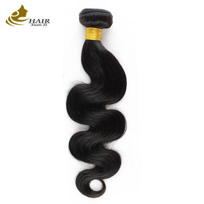 Customized Virgin Human Hair Weft Body Wave Bundles With Closure