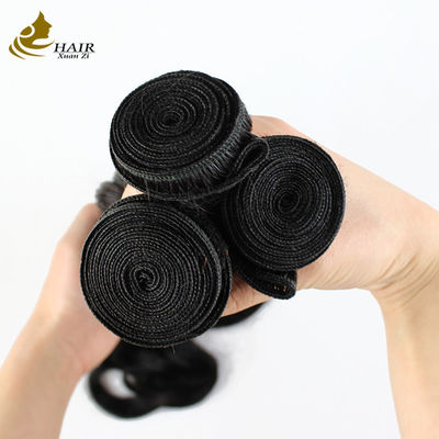 Curly Brazilian Virgin Human Hair Bundles 95g Natural Black