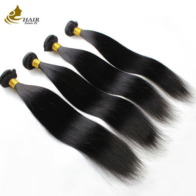 Stock Natural Black Straight Human Hair Weft Extension Brazilian Remy Hair Bundle