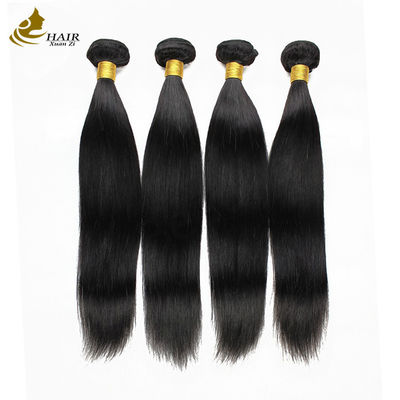 Soft And Smooth Brazilian Human Hair Bundle Bone Straight Natural Black Hair Weft