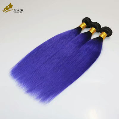 Colored Bundles Remy Ombre Human Hair Extensions Double Drawn