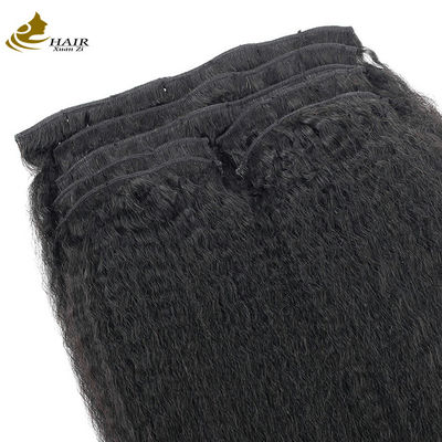 100% Virgin Human Hair Clip in Extensions Seamless Clip in Hair Extensions