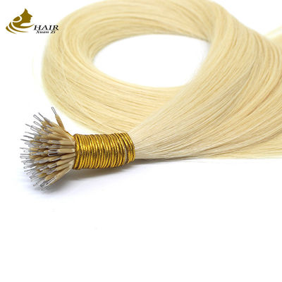 18Inch Nano Ring Human Hair Extensions Keratin U Tip Custom