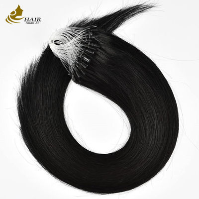 Straight Pre Bonded Nano Human Hair Extensions Microrings Extensions OEM