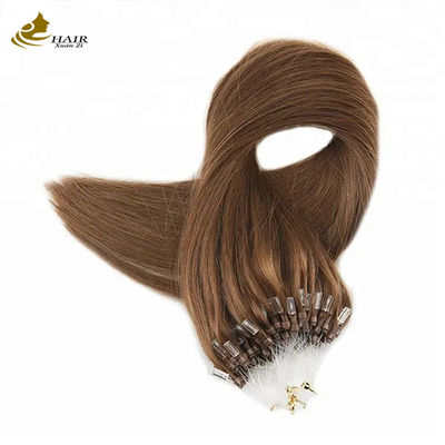 100% Virgin Human Nano Micro Ring Hair Extension Brown Colored