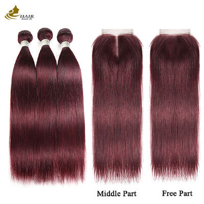 8Inch-30Inch 99j Burgundy Wig Body Wave Human Hair Extensions