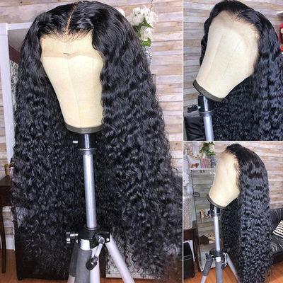 Glueless Customized Human Hair Wigs Kinky Curl Texture Pre plucked