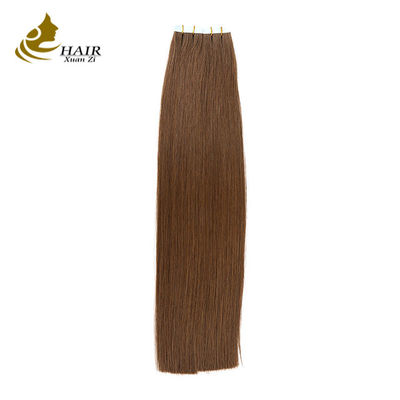 PU Hair Extensions Remy Tape In Hair Extension 100% Human Hair Extensions