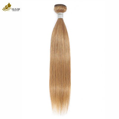 Grade 10A Indian Virgin Human Hair Bundles 27# Straight Hair Weft