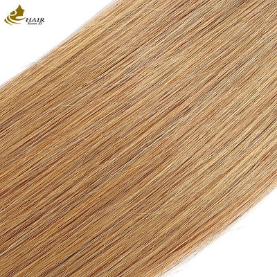 Grade 10A Indian Virgin Human Hair Bundles 27# Straight Hair Weft