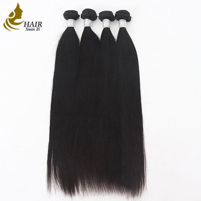 Experience Luxury Straight Natural Black Real Virgin Human Hair Bundles Extensions