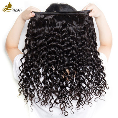 Natural Black Kinky Curl 100 Virgin Human Hair Bundles With Cuticle Aligned Technology
