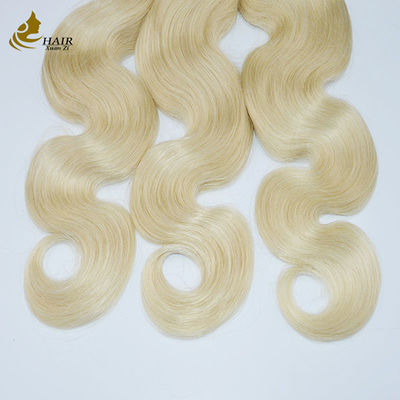 100% Human Cuticle Aligned Ombre Human Hair Extensions Virgin Hair 613 Virgin Hair Bundles