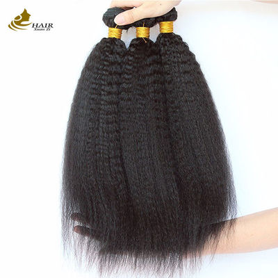 Wholesales Natural Black Cuticle Aligned Virgin Indian Kinky Straight Human Hair Bundles