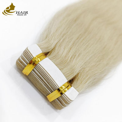 60 Human Hair PU Tape Hair Extension With Tangle Free Design