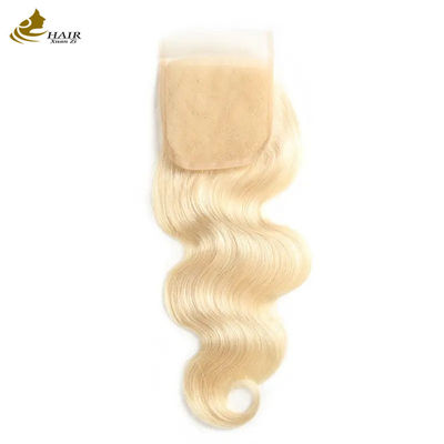 Thin Transparent Ombre Color Human Hair Lace Closure 4X4 2X6 5X5 Lace Closure