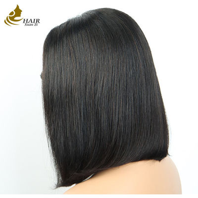 quality Virgin Brazilian Hair Straight Silk Top Human Hair Lace Wig For Women Human Hair factory