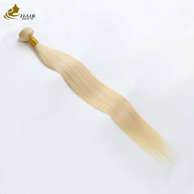 Remy 613 Brazilian Raw Hair Ombre Human Hair Extensions 613 Blonde Hair Weft