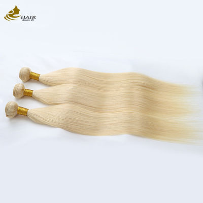 Remy 613 Brazilian Raw Hair Ombre Human Hair Extensions 613 Blonde Hair Weft