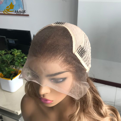 Factory Price 100% Virgin Peruvian T4/27# Color 13*4 Front Lace Human Hair Lace Wig