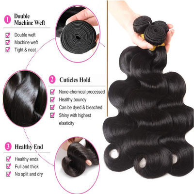 Wholesale 100% Brazilian Cuticle Aligned Cheap Natural Black Body Wave Unprocessed Raw Virgin Human Hair Bundles