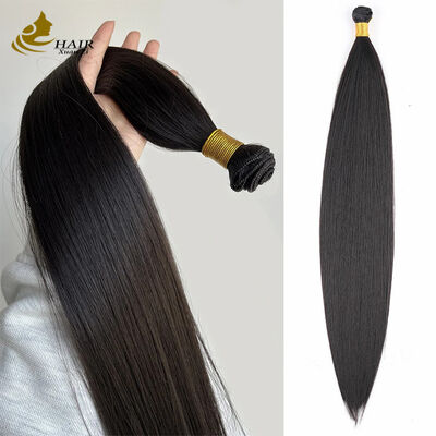 quality Factory Supplied Wholesale Price 100% Brazilian Human Hair Straight Natural Black Hair Bundles For Sale factory