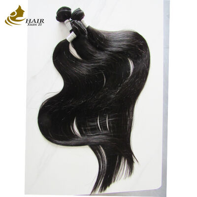 quality Long Lasting And Full Density Unprocessed Remy Human Hair Bundles Silky Straight Brazilian Hair Weave factory