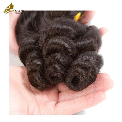 quality Wholesale 100% Human Cuticle Aligned Virgin Natural Black Loose Wave Virgin Hair Bundles factory